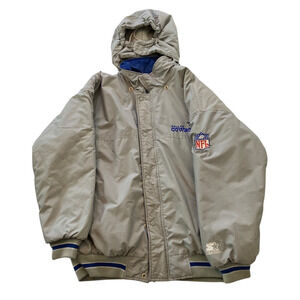 Vintage 90's-2000's Starter Dallas Cowboys NFL Hooded Heavy Jacket Men Large